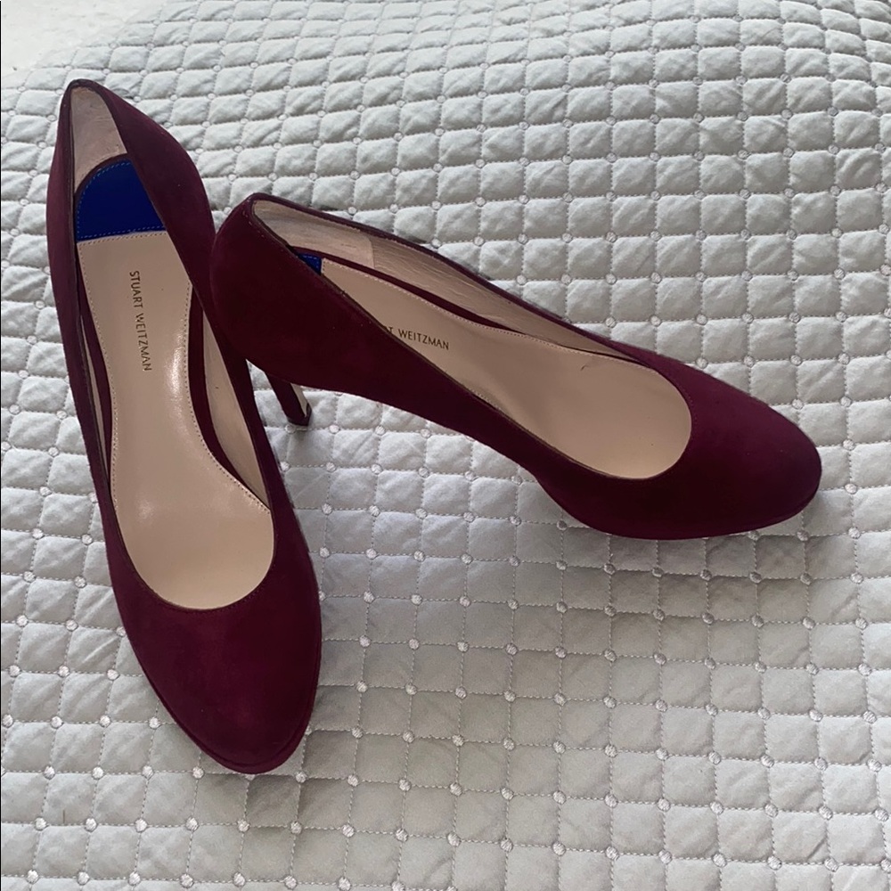Stuart Weitzman Red Heels Sophisticated Design